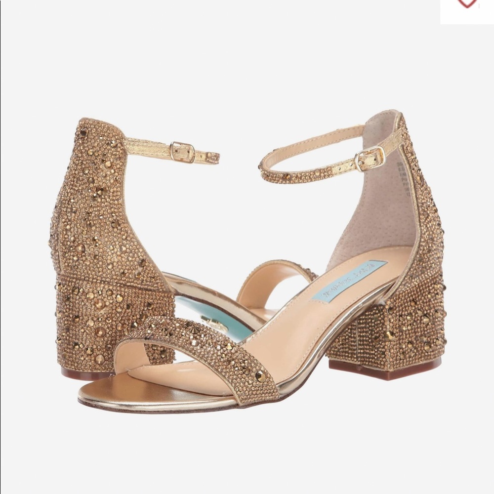 Gold 9.5 Betsey Johnson Shoes
